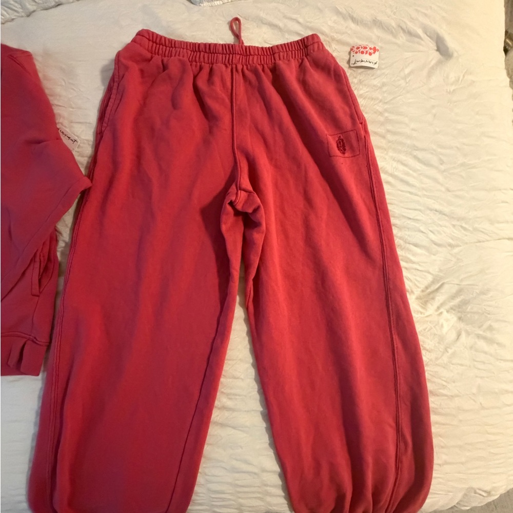 NWT Free People Movement All Star Pullover and Sweatpant Set in Winterberry - Picture 15 of 15
